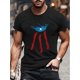 thumbnail image 1 of Camiseta 100 % algodón con estampado puertorriqueño sencillo, informal de temporada para hombre, de algodón con cuello redondo y manga corta, ideal para actividades al aire libre, regalo de Navidad., 1 of 6