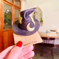 thumbnail image 2 of Sombrero de bruja de Halloween para mujer, Clip de pelo, Mini estrella, Luna, sombrero de bruja, horquilla, tocado, adornos de fiesta, tocado, suministros de fiesta, 2 of 4