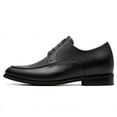 thumbnail image 4 of CMR CHAMARIPA Hidden Heel Shoes Mens - Black Derby Mens Shoes That Add Height 6CM / 2.36 Inches, 4 of 10