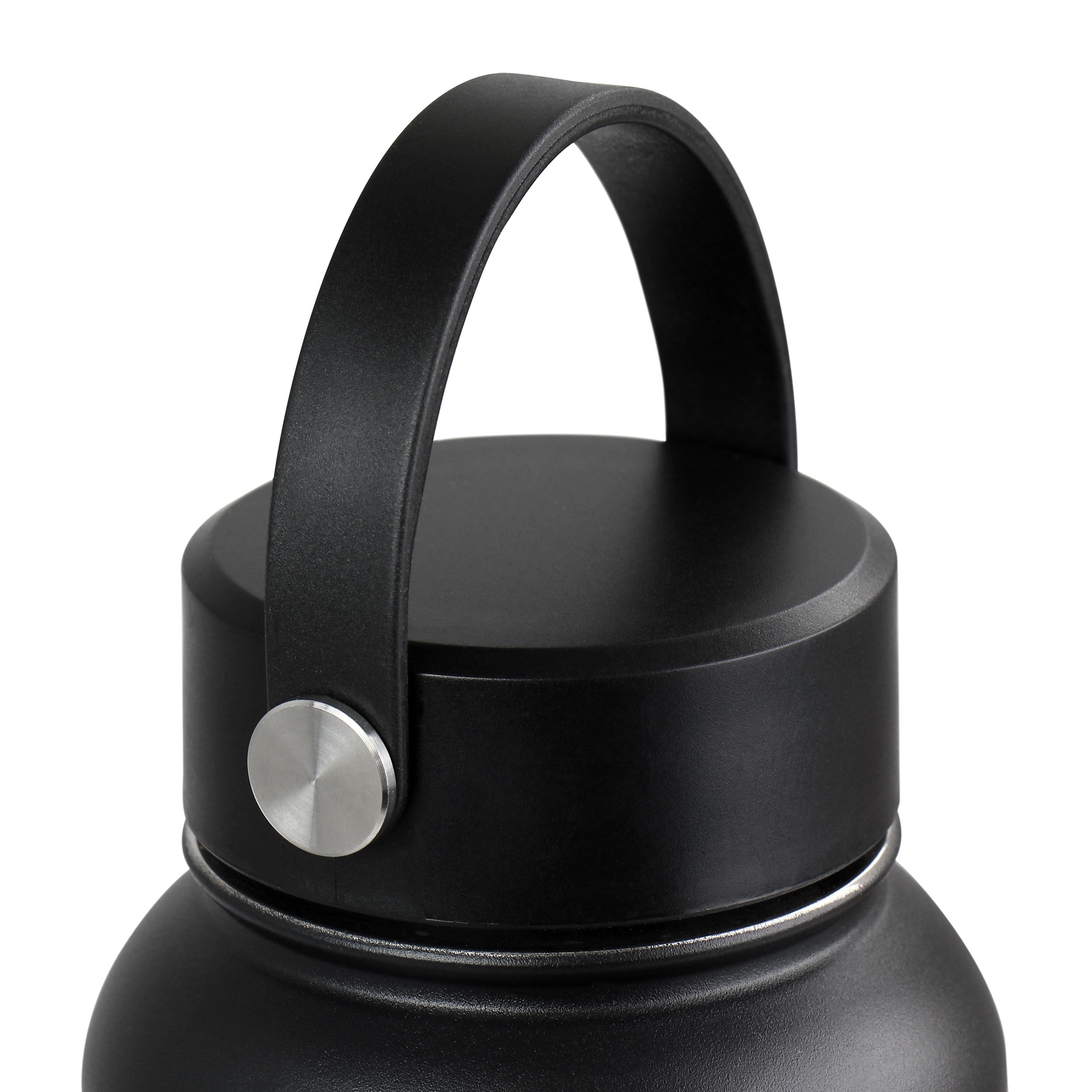 WAO 38 Ounce Thermal Bottle with Lid in Matte Black