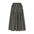 thumbnail image 2 of Awdenio Womens Skirts Boho Flowy A Line Skirts High Waisted Pleated Long Beach Dress, 2 of 8
