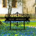 thumbnail image 6 of Custom Metal Address Stake,Address Sign with Stake,Personalized Garden House Number Sign,Front Porch Decor,Lawn Mounted Metal, 6 of 6