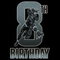 thumbnail image 2 of Boy's Marvel Black Panther Action Pose 8th Birthday  Graphic T-Shirt, 2 of 5