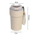 thumbnail image 6 of Hariumiu 510ML Insulated Mug Temperature Display Stainless Steel Portable with Lanyard Leak-proof Lid Travel Coffee Cup, 6 of 8