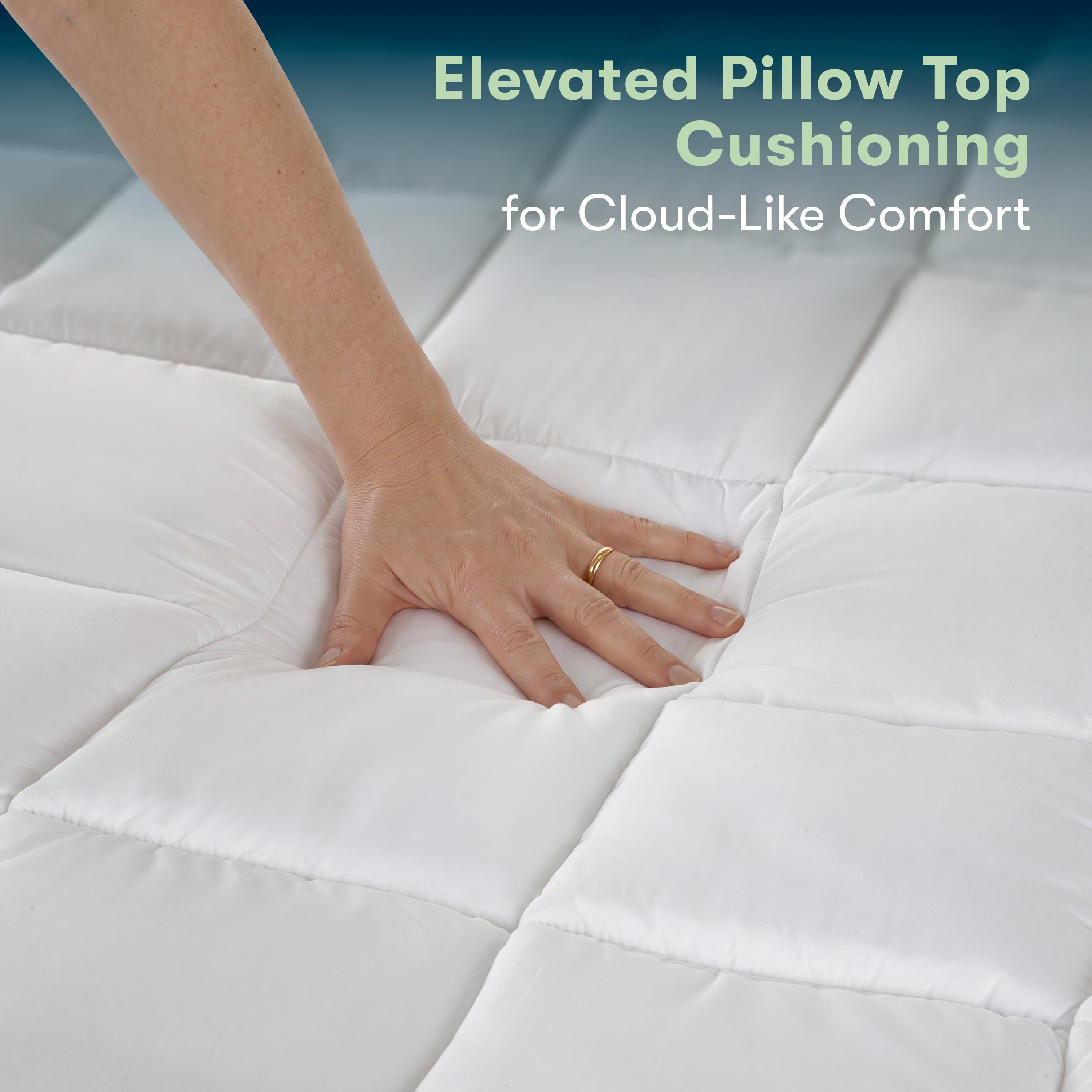 Sertapedic Endless Loft Plush Comfort Mattress Pad, Queen