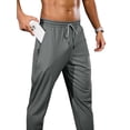 thumbnail image 2 of Youclos Mens 4-Way Stretch Joggers Athletic Pants - Breathable Stretchy Sweatpants Zipper Pockets for Gym and Daily, 2 of 7