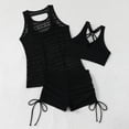 thumbnail image 5 of Guluxicc Women's 3 Piece Tankini Swimsuits with Cover Ups Tank Top Tummy Control Boyshorts Swim Bathing Suits for Summer Beach Vacation, 5 of 8