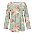 thumbnail image 4 of QASIEATN Women's Cardigan Sweaters Cute Print Button Down Knit Casual Long Sleeve Outerwear Tops for Fall Spring, 4 of 5