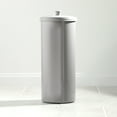 thumbnail image 5 of iDesign Toilet Paper Canister with Lid, Storage for 3 Rolls, 6.3'' x 15.5'', Silver, 5 of 5