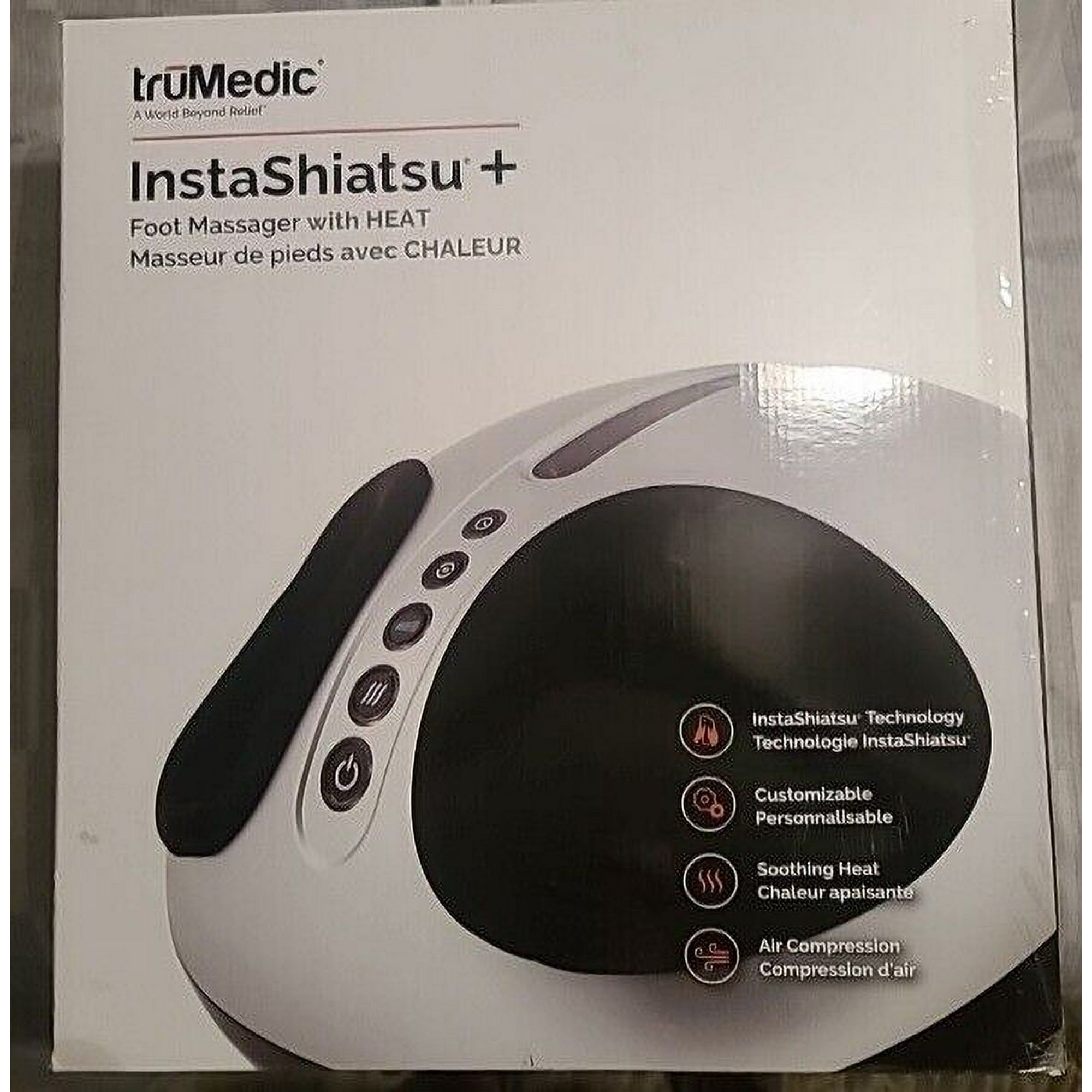 New truMedic IS 4000 InstaShiatsu Plus Foot Massager with Heat Walmart