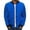 Blue, variant on Men's Padded Winter Full Zipper Outwear Casual Windproof Warm Coat Clothes