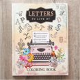 thumbnail image 1 of Christian Art Gifts 175410 Letters to Live by Adult Coloring Book, 1 of 1