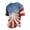 Light Blue, variant on CIENVNSTG Mens 4th of July 1776 USA Flag Print Crew Neck T Shirt Short Sleeve Patriotic Distressed Design Lightweight Casual Fit for Independence Day Holiday Celebrations Royal Blue 3XL