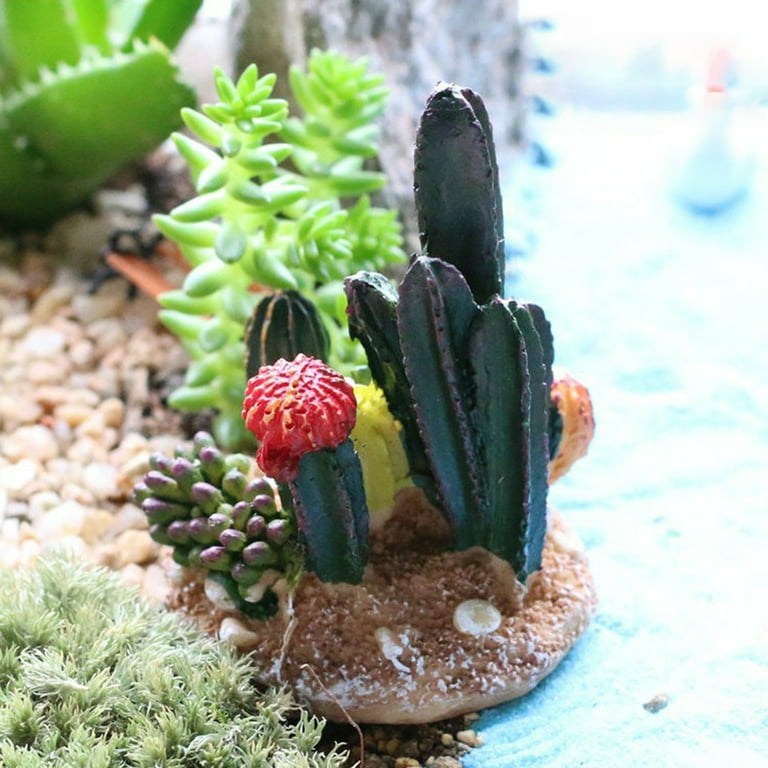 Mini Artificial Succulent Flower Fake Garden Foliage Plastic Plant Desert Decor Mini Artificial Succulent Flower Fake Garden Foliage Plastic Plant Desert Decor