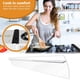 thumbnail image 5 of Billuyoard Protector de estufa de cocina resistente a tiras selladas con grietas de silicona para estufa Herramientas y accesorios para hornear Transparente 1 Uds. 21 pulgadas, 5 of 6
