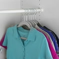 thumbnail image 6 of Clearance Kaireo Home Textile Storage, Flocking Hanger Gray, Hanger Bag with 10 Velvet Hangers That Can Rotate 360 ° and Are Elastic Hangers Space and Are Non Slip Hangers with Velvet Sleeves, 6 of 8