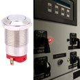 thumbnail image 1 of 2Pcs Metal Push Button Switch 2 Pins Latching Waterproof Electronic Supplies 12mmFlat Head, 1 of 7