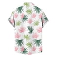 thumbnail image 5 of Cllios Mens Hawaiian Shirts Big and Tall Tropical Graphic Aloha Tops Loose Fit Cuban Collared Short Sleeve T-shirts Cotton Button Down Bowling Shirts S-5XL, 5 of 6