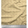 thumbnail image 1 of Soimoi Tissu Poly Georgette Feuilles Artistiques Imprimé 1 Yard 42 Pouces de Large, 1 of 5