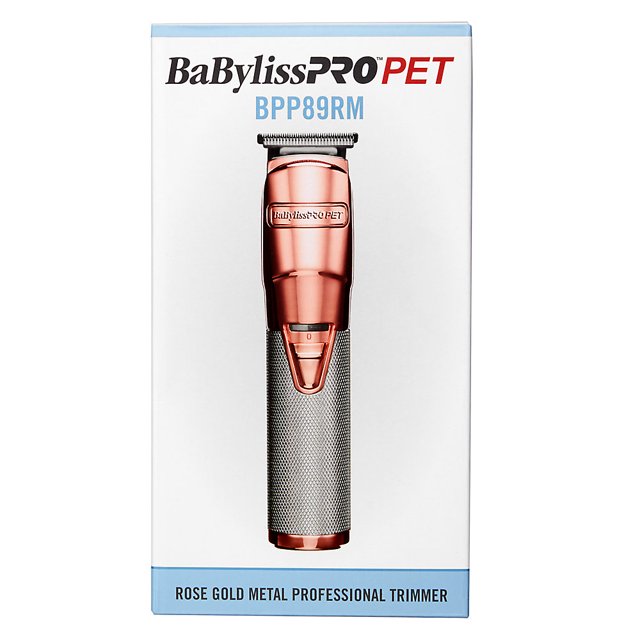 Babyliss Pro PET Rose Gold Professional Trimmer BPP89RM - Brand New