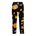 thumbnail image 2 of Satingcolo Men's Halloween Print Pajama Pants,Loose Fit Drawstring Halloween Sleepwear Drawstring Loungewear Halloween Gifts for Men, 2 of 6