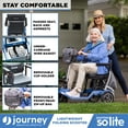 thumbnail image 4 of So Lite Folding Lightweight Mobility Scooter, 4 Wheel Battery Powered Electric Portable Comfortable Mobile Chair from Journey Health and Lifestyle, Red, 4 of 5