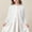 White, variant on Girls Cardigan Button Front Crew Neck Pointelle Knit Ruffle Trim Soft Knit Casual Sweaters for Kids Pink Size 7
