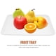 thumbnail image 4 of BRIGHTFUFU Bandeja de postres de escritorio, plato rectangular para servir, plato de fruta para el hogar, bandeja de almacenamiento de aperitivos, 4 of 7