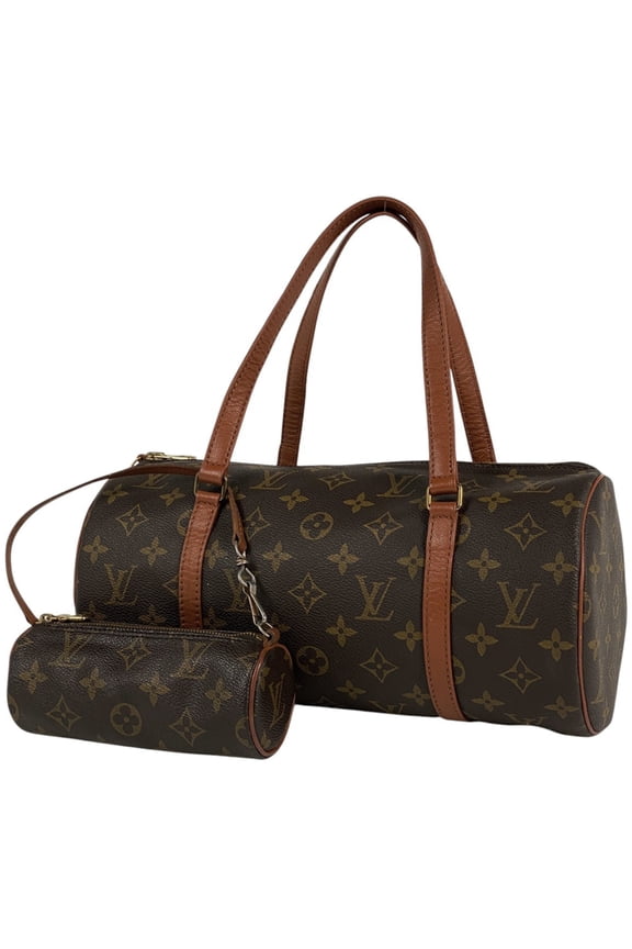Pre-Owned Louis Vuitton Papillon 30 Barrel Bag, Old/Previous Model, Monogram Brown, Women's,...