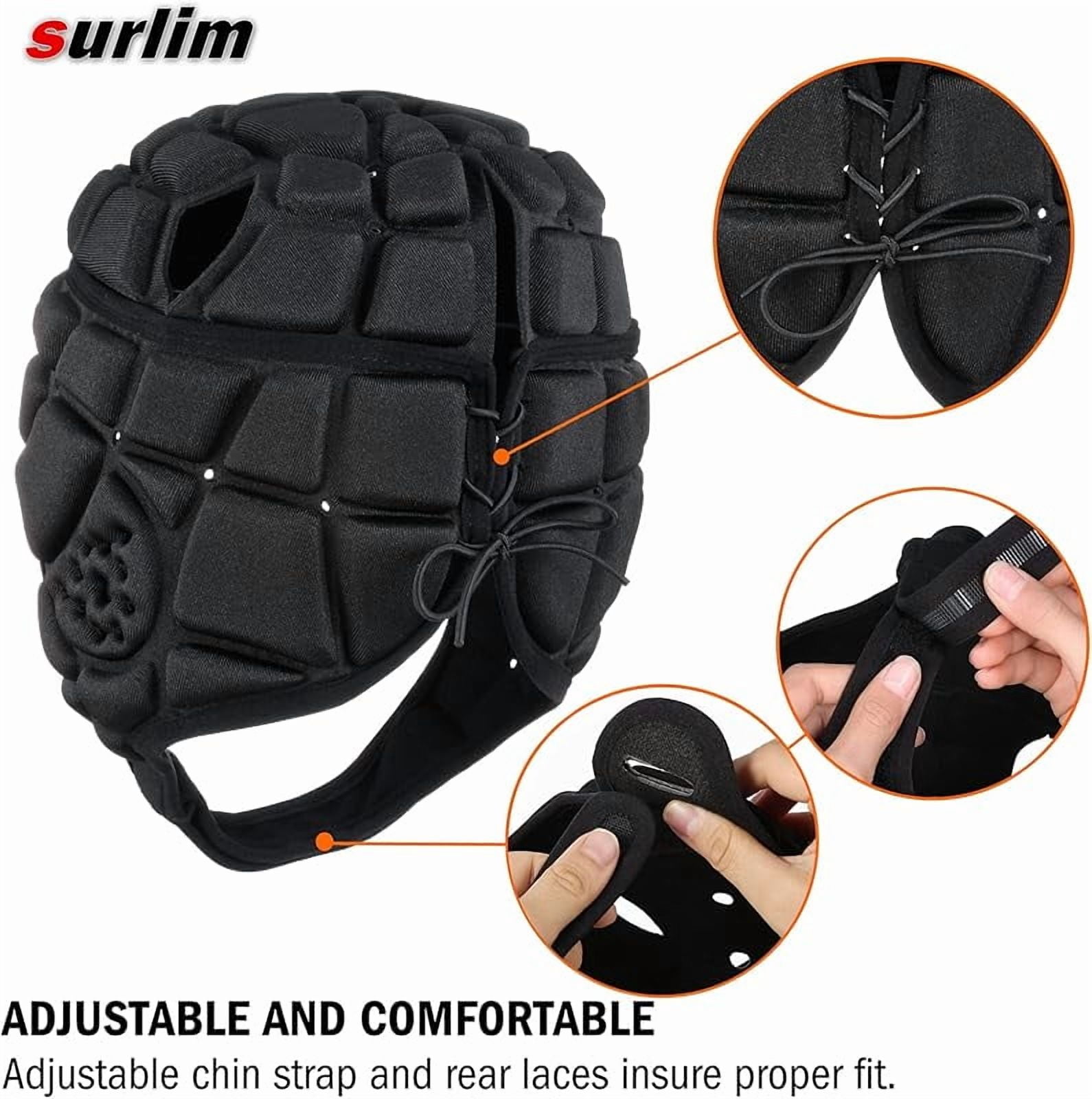 Rugby Helmet Soft Shell Helmets for Flag Football Scrum Cap Soft Helmet for Kids Youth