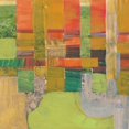thumbnail image 2 of Fagalde, Jarman 26x26 Gold Ornate Wood Framed with Double Matting Museum Art Print Titled - Woven Flags II, 2 of 4