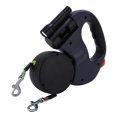 thumbnail image 2 of Correa retráctil de dos perros, cuerda de perro doble con luz led, agarre ergonómico para perros pequeños medios, 2 of 7