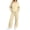 wei163-Beige, variant on IWRICH Two Piece Sets for Women Cozy Winter Loungewear Set Wide Leg Pants Sweatshirt Lined Outfits White XL