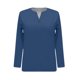 thumbnail image 5 of Camisa de Manga Larga de Ajuste Seco de los Hombres Color Sólido Pullover con Cuello en V para los Hombres, Suelto Ligero Top Transpirable para Deportes, 5 of 7