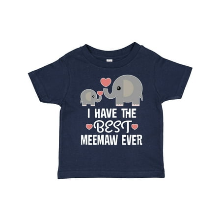

Inktastic Best Meemaw Ever Grandkids Gift Toddler Boy or Toddler Girl T-Shirt