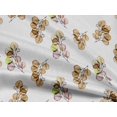 thumbnail image 4 of oneOone Rayon Light Brown Fabric Leaves Sewing Craft Projects Fabric Prints By Yard 56 Inch Wide, 4 of 5