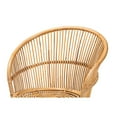 thumbnail image 5 of Baxton Studio Narva Modern Bohemian Natural Brown Rattan Accent Chair, 5 of 7