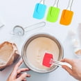 thumbnail image 3 of Mini Silicone Spatula Set,Small Rubber Spatulas Handle,Heat Resistant,Non-Stick for Baking,Cooking,Mixing,Perfect Small Spatulas for Kitchen Use, 3 of 6
