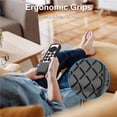 thumbnail image 3 of facefd Protective Case Compatible for 4K Remote Control Compatible for AirTag Location Drop-Resistant Full Body Silicone Protective Skin Sleeve blue black, 3 of 6