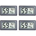 thumbnail image 1 of 4 Pack Mini Digital Temperature Humidity Meters Gauge Indoor Thermometer Hygrometer, 1 of 5