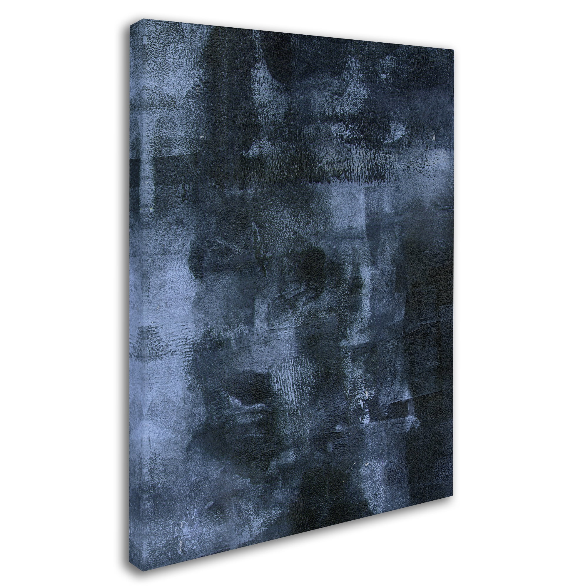 Trademark Fine Art 'Abstract 4 Blue' Canvas Art by Summer Tali Hilty