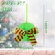 thumbnail image 3 of Oioii Christmas Bows Christmas Tree Decoration Wreaths Velvet Bow Tree Topper with Fluffy Ornaments for Xmas Party, 3 of 9