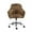 Brown Leopard, variant on Xoenoiee Purple Galaxy Print Stretch Back Dining Chair Covers with Armrest Accent Chair Cover Slipcover with Arm, Washable Upholstered Arm Dining Chair Protector for Dining Living Room