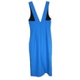 thumbnail image 2 of Victoria Beckham Robe Ajustée à Bretelles pour Femme Sky Blue en Double Crêpe de Laine - 12, 2 of 2