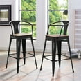thumbnail image 2 of Modway Promenade Tabouret de Bar en Métal de 30 Po en Noir, 2 of 5