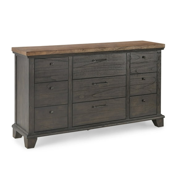 Steve Silver Bear Creek Acacia Wood 6-Drawers Bedroom Dresser, Brown