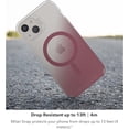 thumbnail image 2 of Gear4 ZAGG Milan Snap Case - MagSafe Compatible Clear Case with Beautiful Detailing - for Apple iPhone 13 Pro Max - Rose, 2 of 7