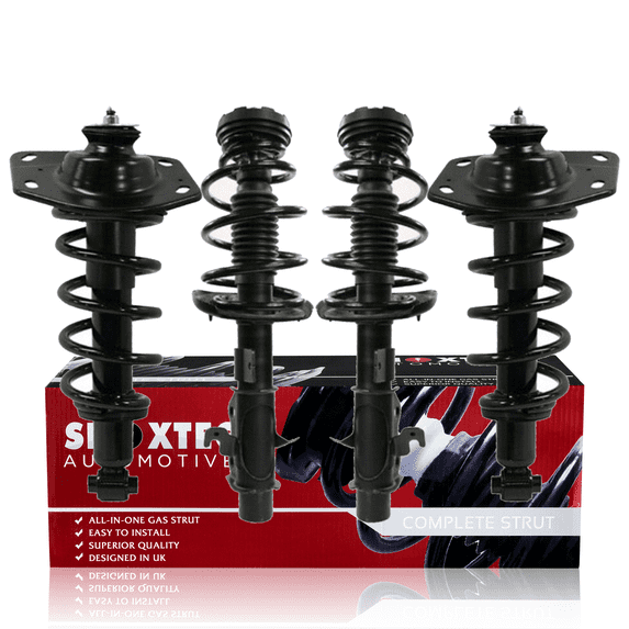 Shoxtec Full Set Complete Strut Shock Absorbers Replacement for 2011-2012 Chevrolet Camaro; LS, LT; Repl. No 172337 172337 172336