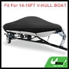 thumbnail image 2 of Unique Bargains Boat Cover V-Hull 14-16ft 600D Fabric Waterproof Scratch-proof Trailable Black 540 x 290cm, 2 of 4