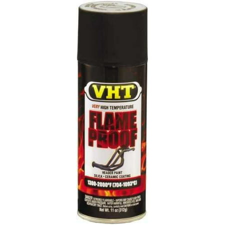 High Temp Exhaust Flameproof Paint, VHT Flat Black, Pt# SP102 sp 102SP102 By
